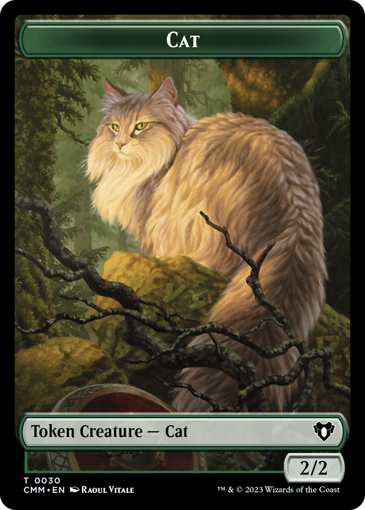 Cat Token (30) [Commander Masters Tokens] | Boutique FDB TCG