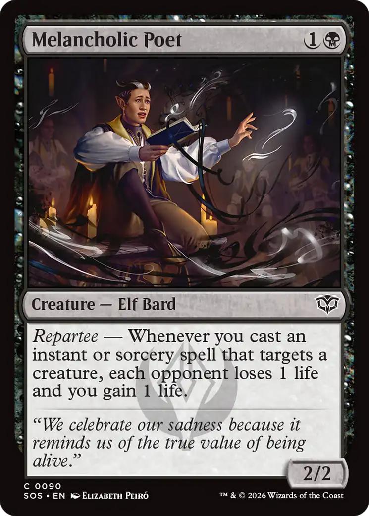 Melancholic Poet [Secrets of Strixhaven] | Boutique FDB TCG