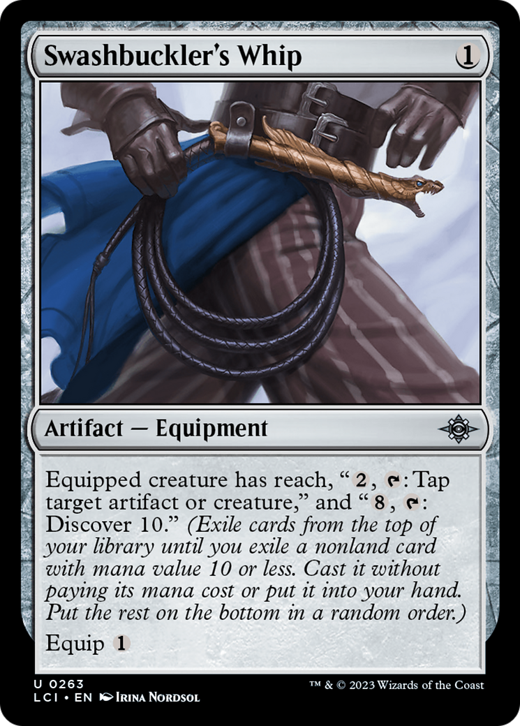 Swashbuckler's Whip [The Lost Caverns of Ixalan] | Boutique FDB TCG