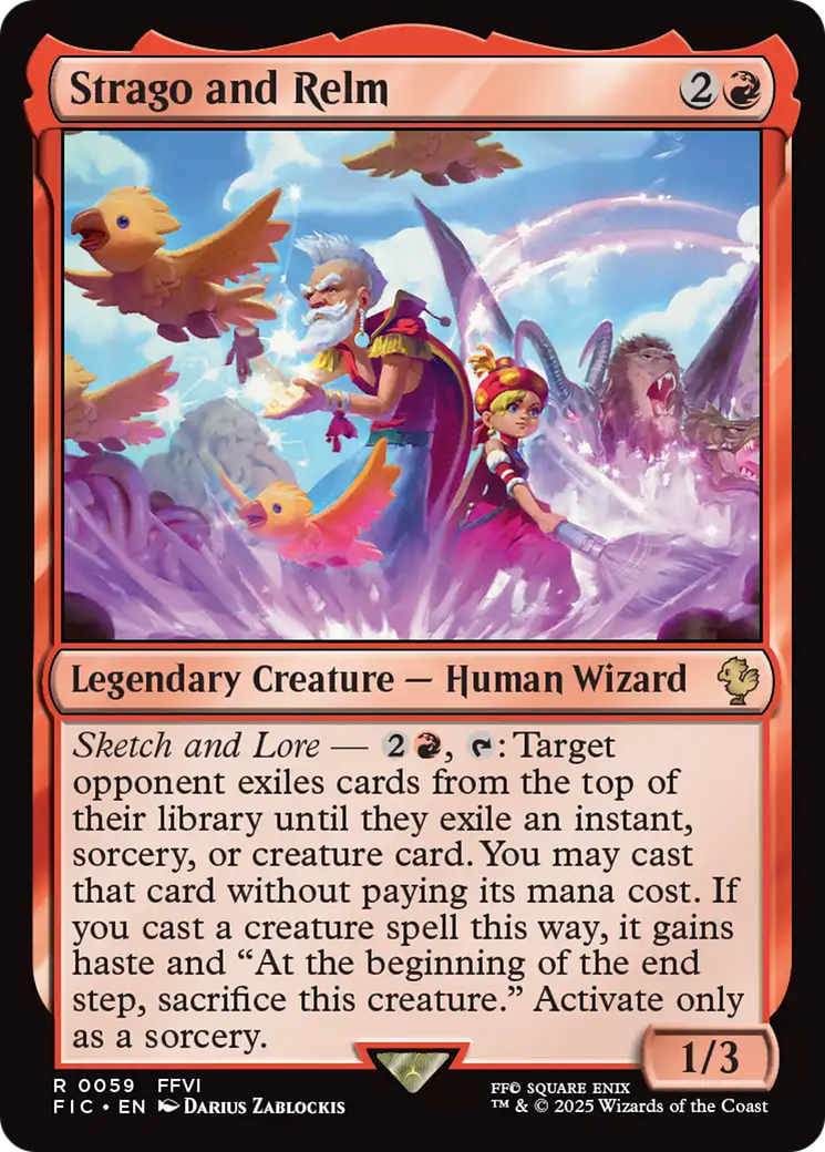 Strago and Relm [FINAL FANTASY Commander] | Boutique FDB TCG