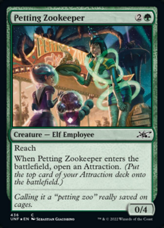 Petting Zookeeper (Galaxy Foil) [Unfinity] | Boutique FDB TCG