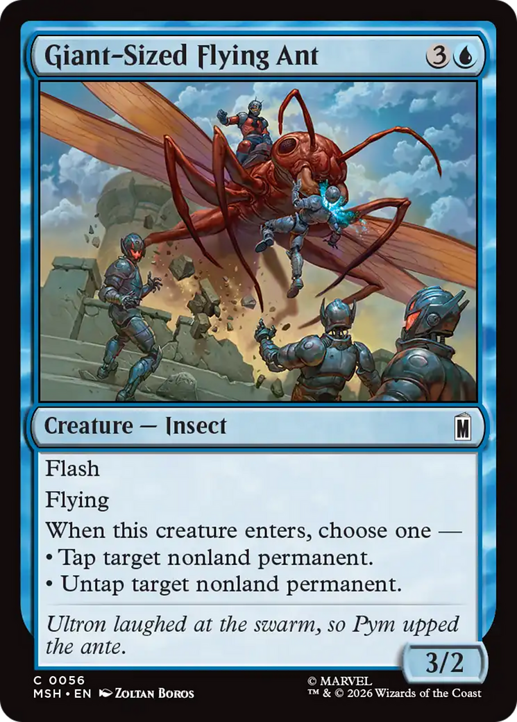 Giant-Sized Flying Ant [Marvel Super Heroes] | Boutique FDB TCG
