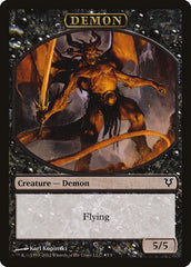 Angel // Demon Double-Sided Token (Oversized) [Open the Helvault] | Boutique FDB TCG