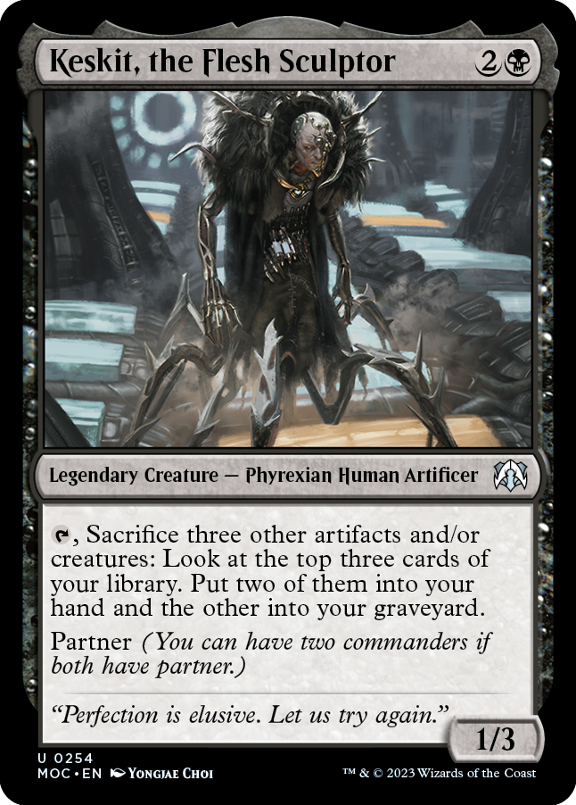 Keskit, the Flesh Sculptor [March of the Machine Commander] | Boutique FDB TCG