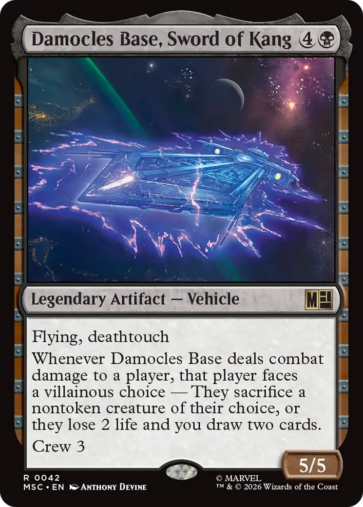 Damocles Base, Sword of Kang [Marvel Super Heroes Commander] | Boutique FDB TCG