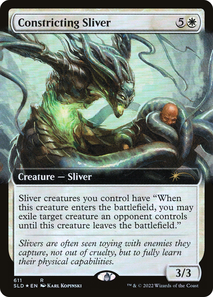 Constricting Sliver (Extended Art) [Secret Lair Drop Promos] | Boutique FDB TCG