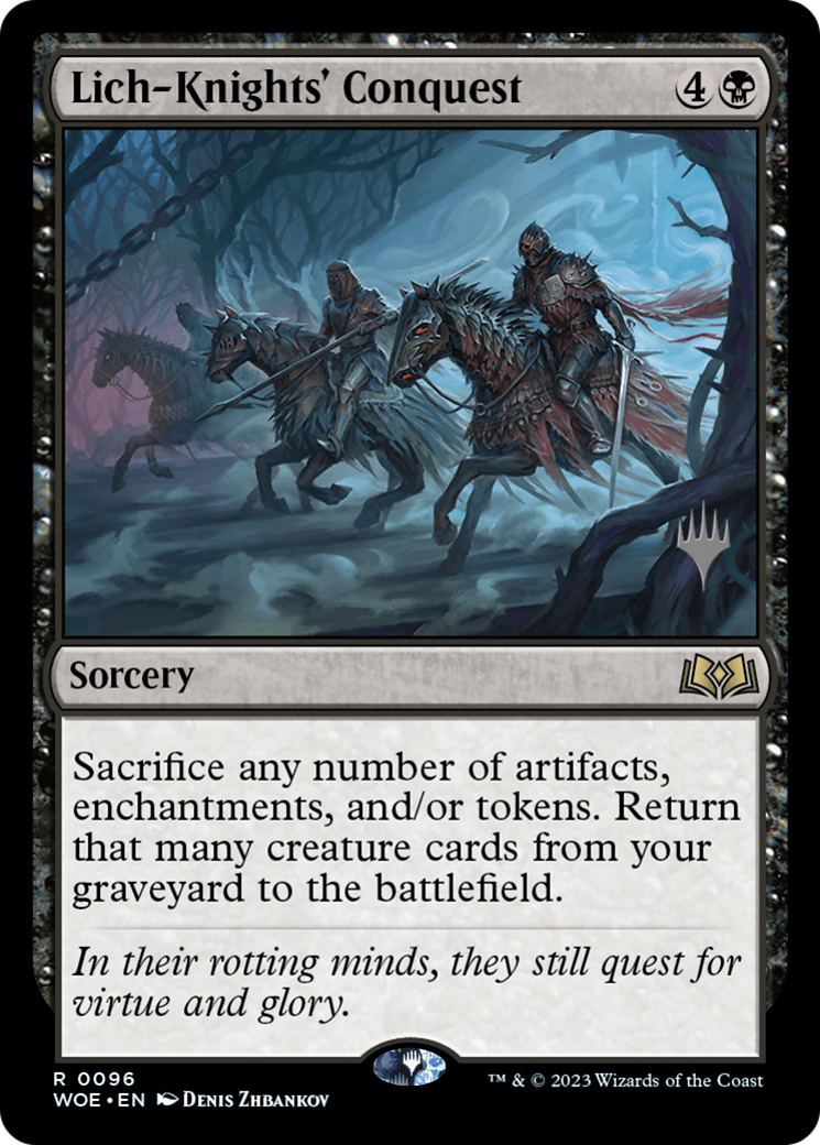 Lich-Knights' Conquest (Promo Pack) [Wilds of Eldraine Promos] | Boutique FDB TCG