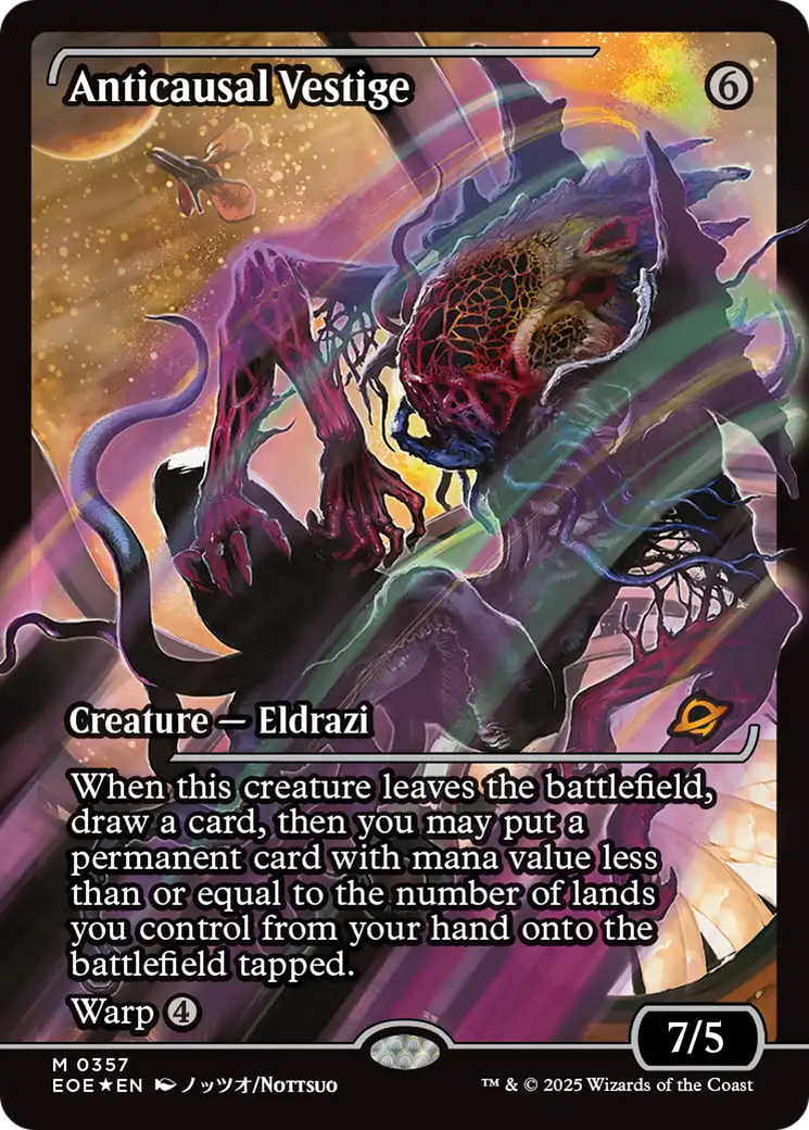 Anticausal Vestige (Showcase) [Edge of Eternities] | Boutique FDB TCG