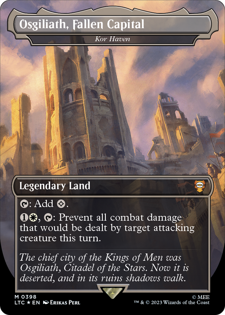 Osgiliath, Fallen Capital - Kor Haven (Surge Foil Realms and Relics) [The Lord of the Rings: Tales of Middle-Earth Commander] | Boutique FDB TCG