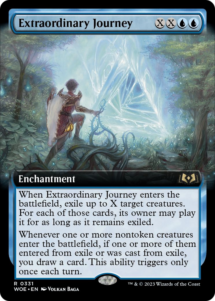 Extraordinary Journey (Extended Art) [Wilds of Eldraine] | Boutique FDB TCG