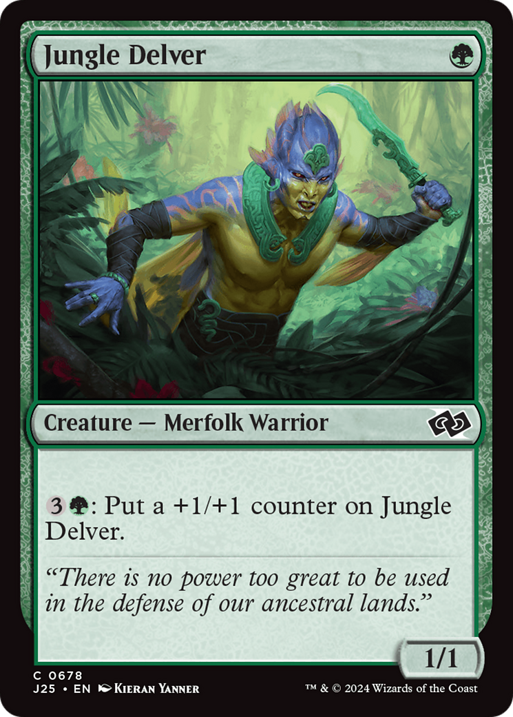 Jungle Delver [Foundations Jumpstart] | Boutique FDB TCG