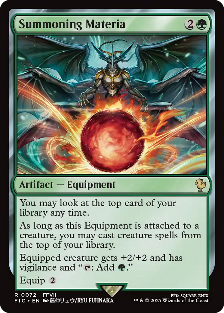 Summoning Materia [FINAL FANTASY Commander] | Boutique FDB TCG