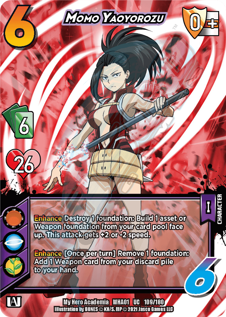 Momo Yaoyorozu [Series 1 Unlimited] | Boutique FDB TCG