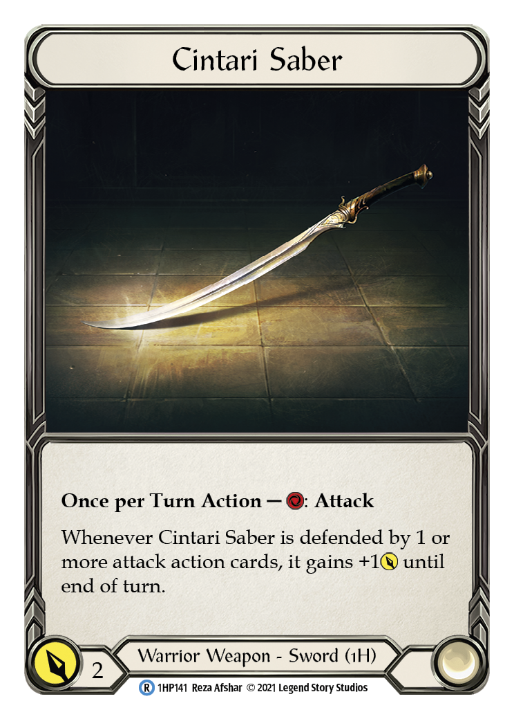 Cintari Saber (Left) [1HP141] (History Pack 1) | Boutique FDB TCG