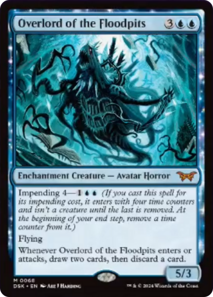 Overlord of the Floodpits [Duskmourn: House of Horror] | Boutique FDB TCG