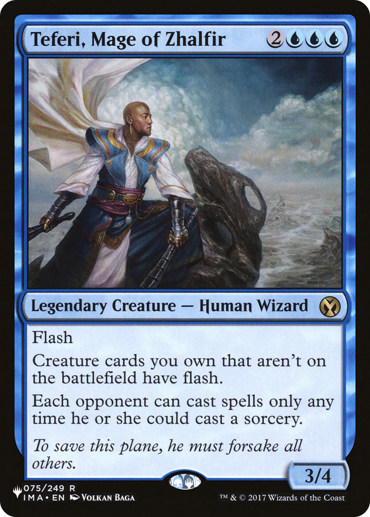 Teferi, Mage of Zhalfir [The List Reprints] | Boutique FDB TCG