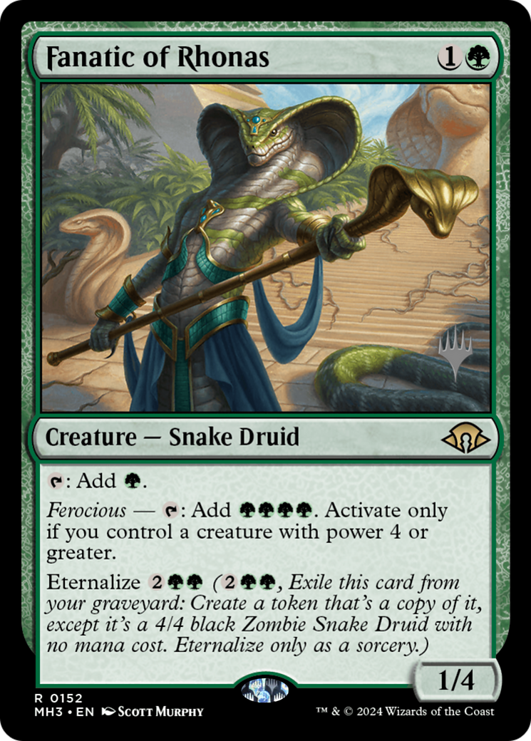 Fanatic of Rhonas [Lorwyn Eclipsed Promos] | Boutique FDB TCG
