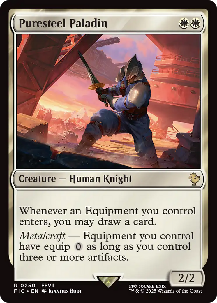 Puresteel Paladin [FINAL FANTASY Commander] | Boutique FDB TCG