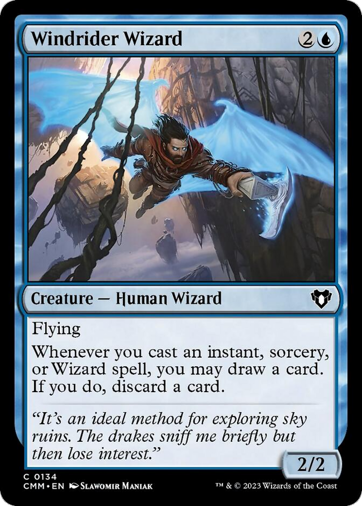 Windrider Wizard [Commander Masters] | Boutique FDB TCG