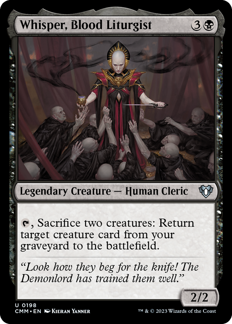 Whisper, Blood Liturgist [Commander Masters] | Boutique FDB TCG