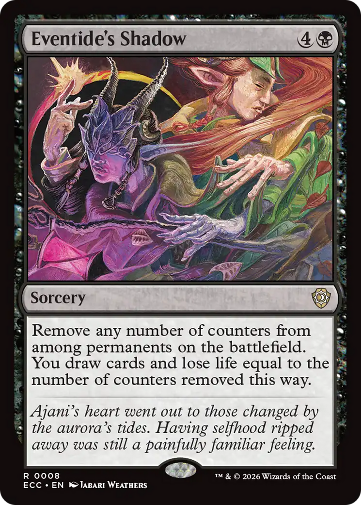 Eventide's Shadow [Lorwyn Eclipsed Commander] | Boutique FDB TCG