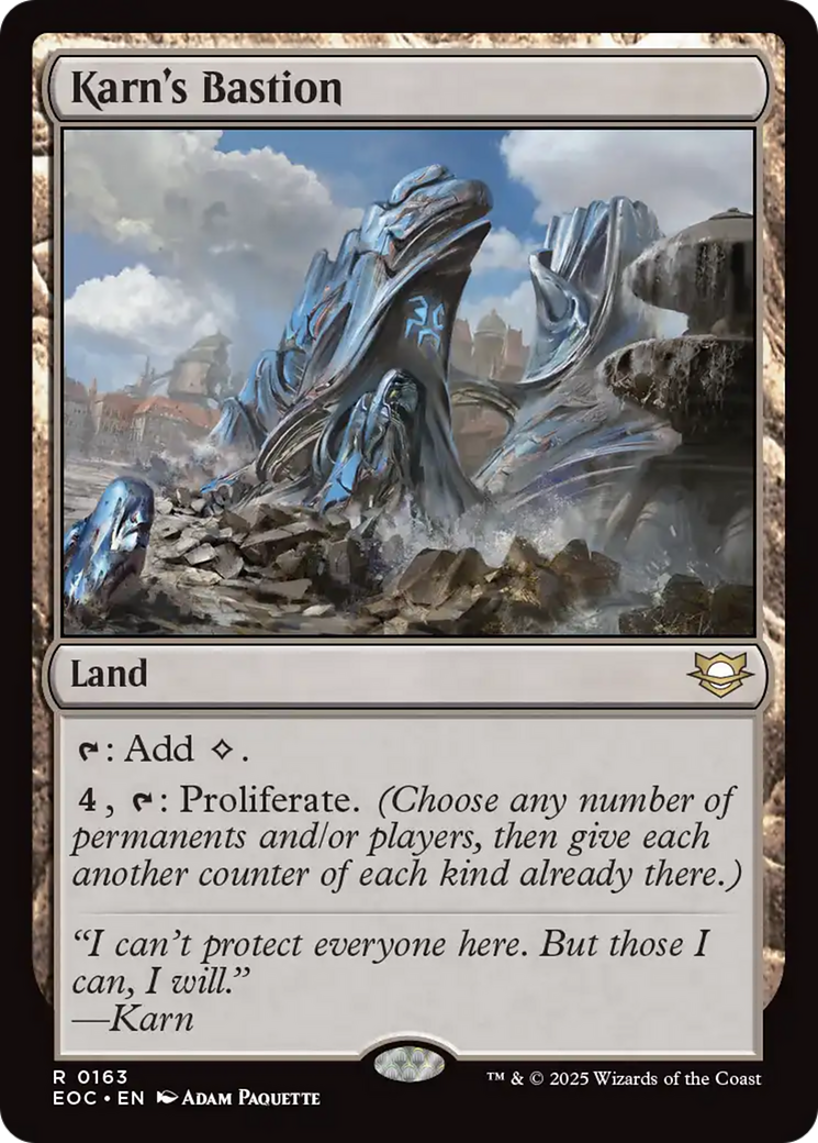 Karn's Bastion [Edge of Eternities Commander] | Boutique FDB TCG