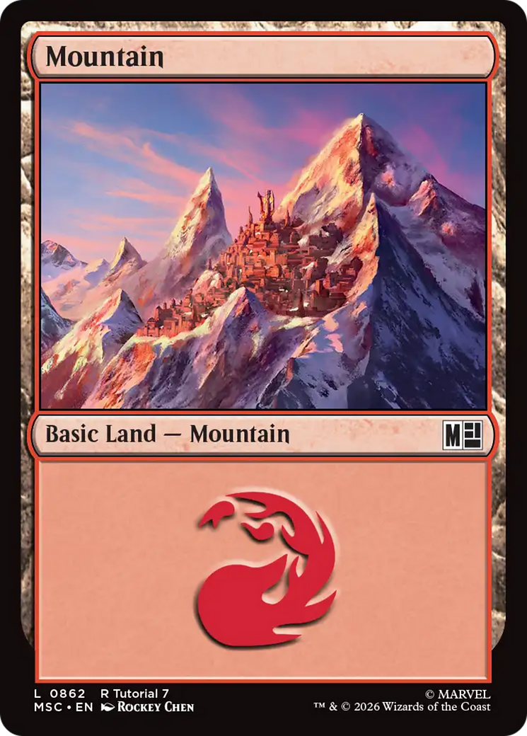 Mountain (0862) [Marvel Super Heroes Commander] | Boutique FDB TCG