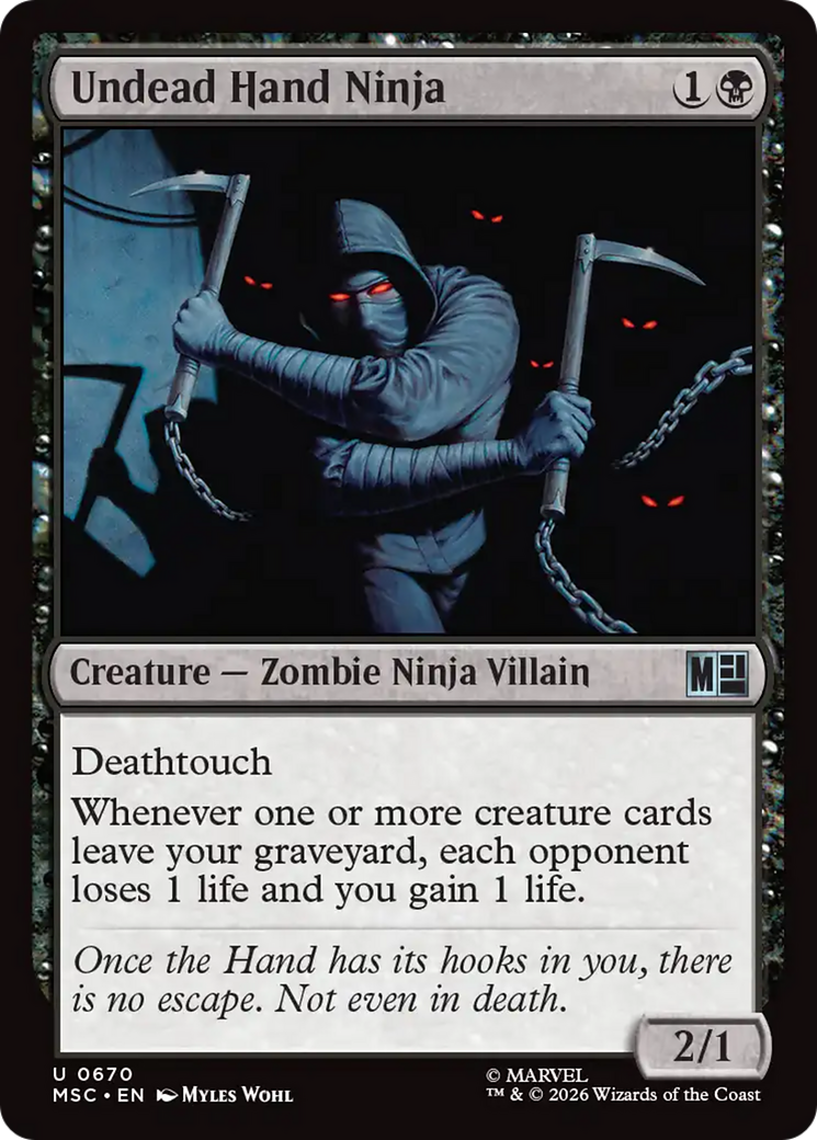 Undead Hand Ninja [Marvel Super Heroes Commander] | Boutique FDB TCG
