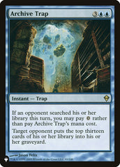 Archive Trap [The List] | Boutique FDB TCG