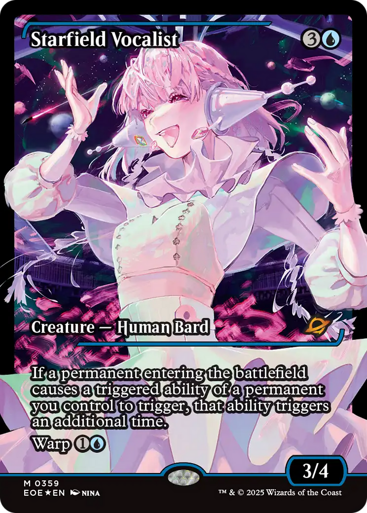 Starfield Vocalist (Showcase) [Edge of Eternities] | Boutique FDB TCG