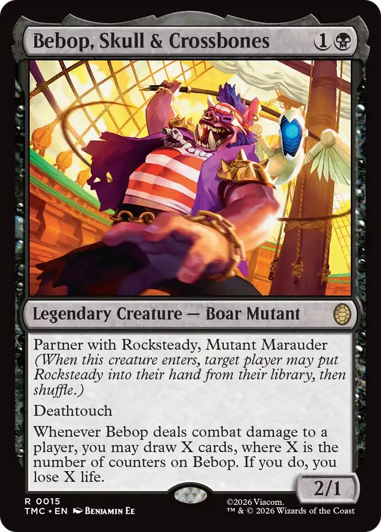 Bebop, Skull & Crossbones [Teenage Mutant Ninja Turtles Commander] | Boutique FDB TCG