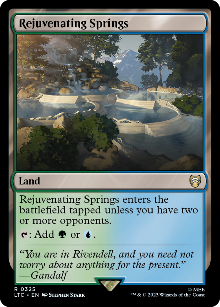 Rejuvenating Springs [The Lord of the Rings: Tales of Middle-Earth Commander] | Boutique FDB TCG