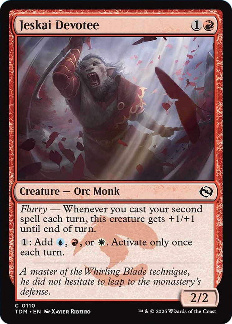 Jeskai Devotee [Tarkir: Dragonstorm] | Boutique FDB TCG