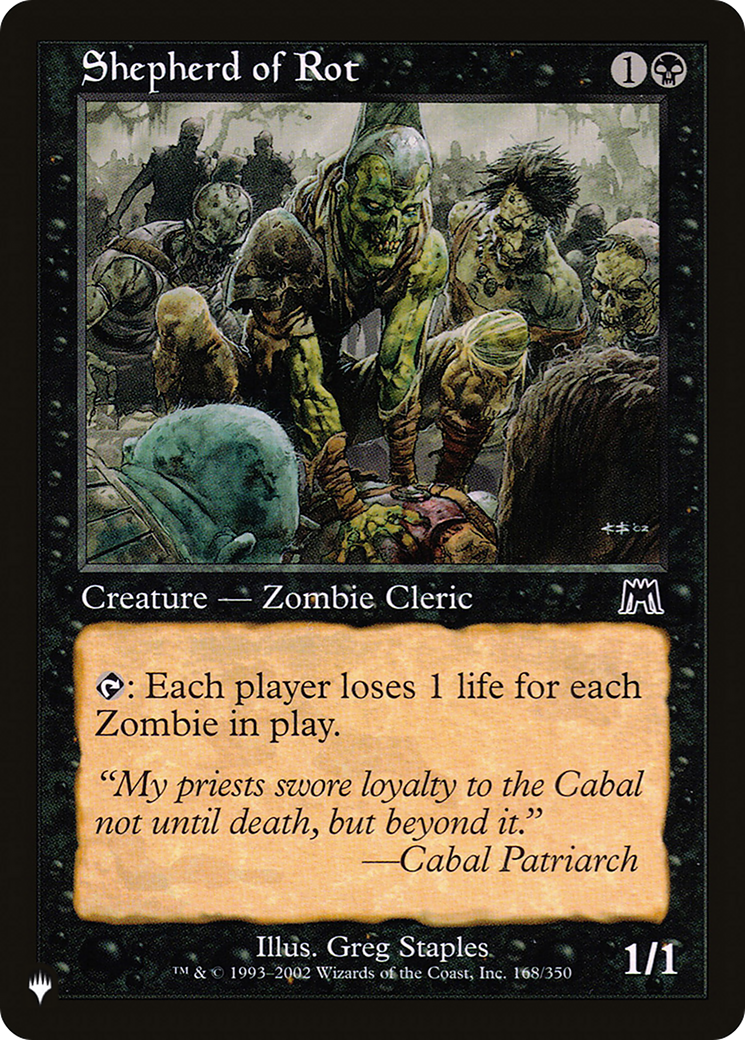 Shepherd of Rot [The List] | Boutique FDB TCG