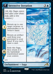 Inventive Iteration // Living Breakthrough (Showcase Soft Glow) [Kamigawa: Neon Dynasty] | Boutique FDB TCG
