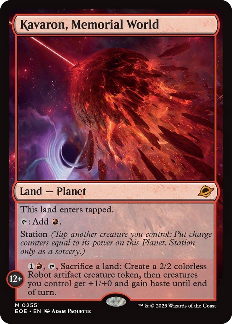 Kavaron, Memorial World [Edge of Eternities] | Boutique FDB TCG