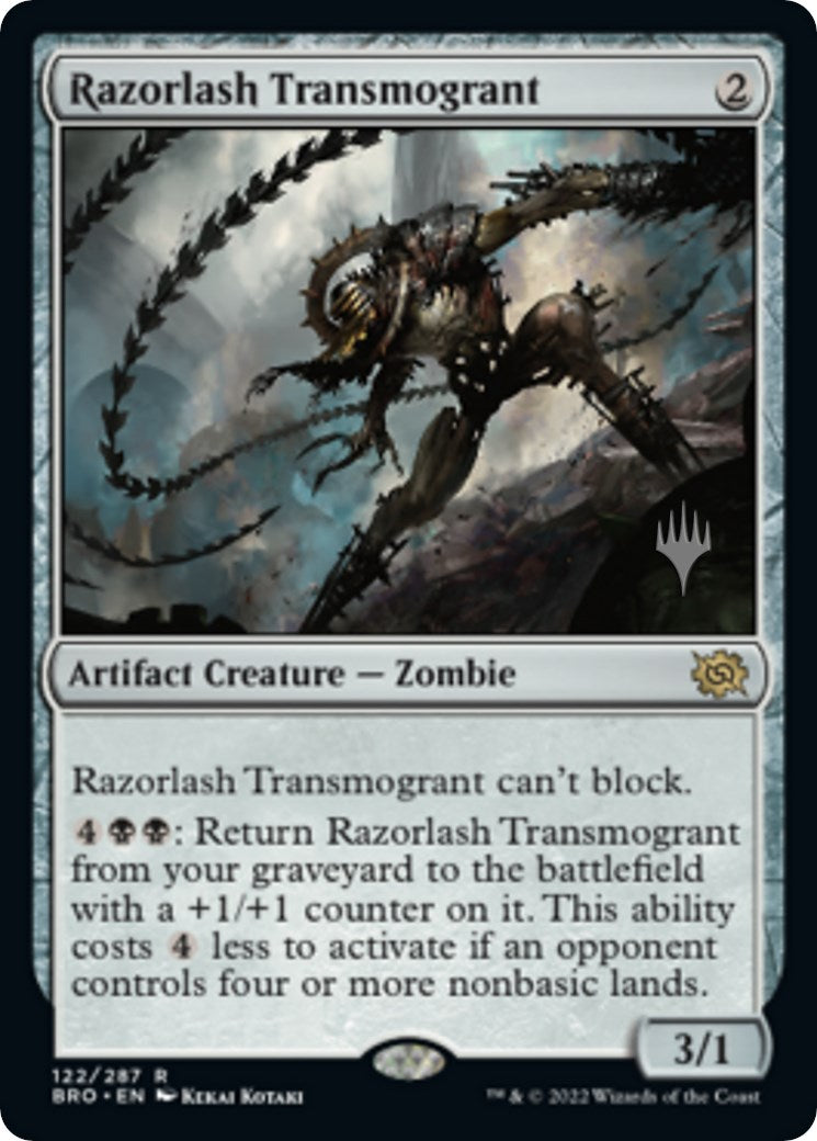 Razorlash Transmogrant (Promo Pack) [The Brothers' War Promos] | Boutique FDB TCG