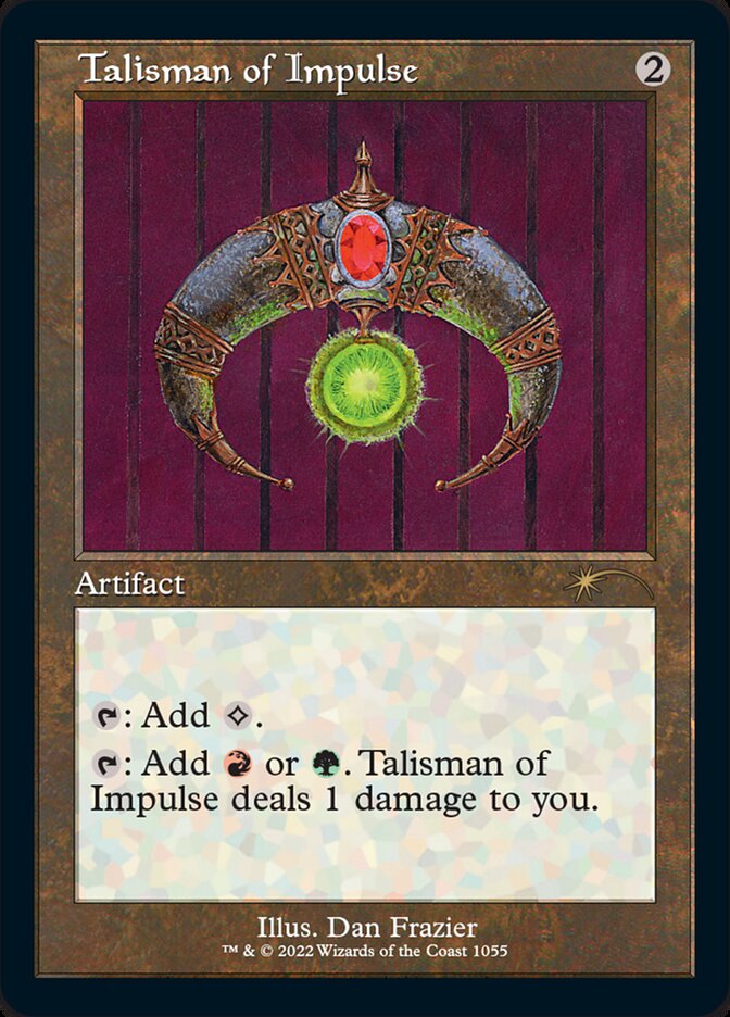 Talisman of Impulse (Foil Etched) [Secret Lair Drop Series] | Boutique FDB TCG