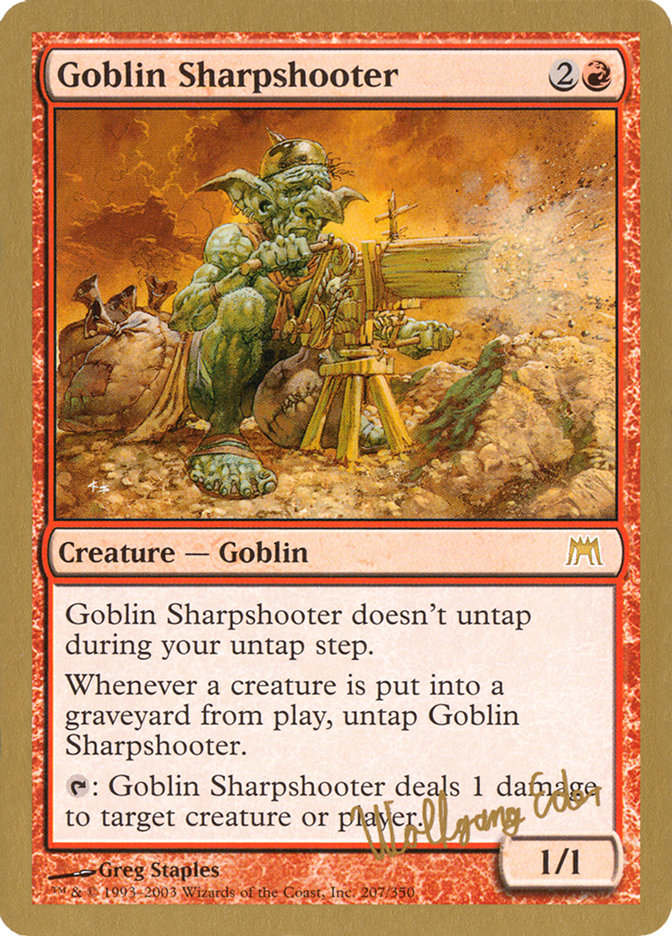 Goblin Sharpshooter (Wolfgang Eder) [World Championship Decks 2003] | Boutique FDB TCG