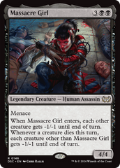 Massacre Girl [Duskmourn: House of Horror Commander] | Boutique FDB TCG