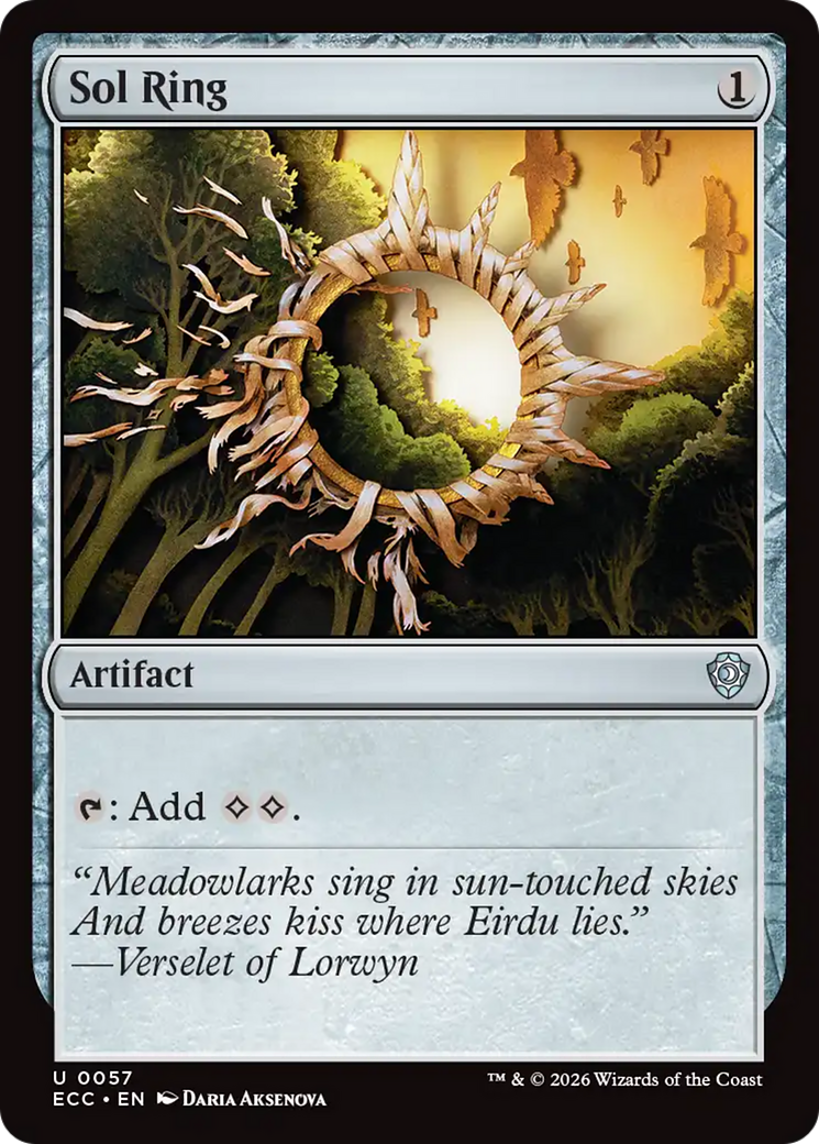 Sol Ring (0057) [Lorwyn Eclipsed Commander] | Boutique FDB TCG