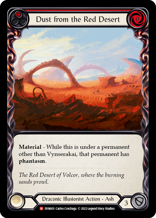 Dust from the Red Desert [DYN003] (Dynasty) | Boutique FDB TCG