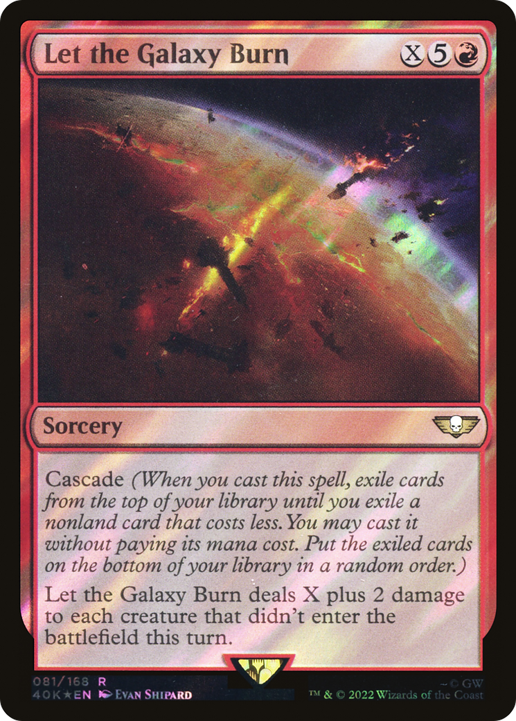 Galaxy Sword - Sword of Forge and Frontier [Secret Lair Drop Series] | Boutique FDB TCG