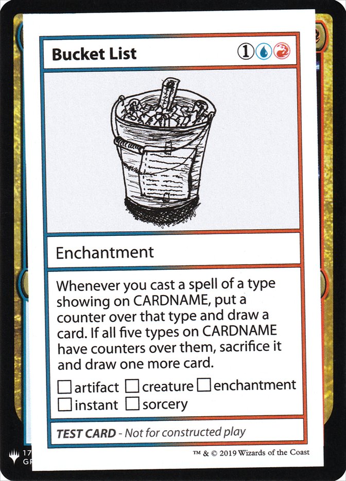 Bucket List [Mystery Booster Playtest Cards] | Boutique FDB TCG