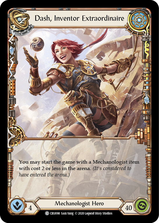 Dash, Inventor Extraordinaire [CRU098] (Crucible of War)  1st Edition Normal | Boutique FDB TCG