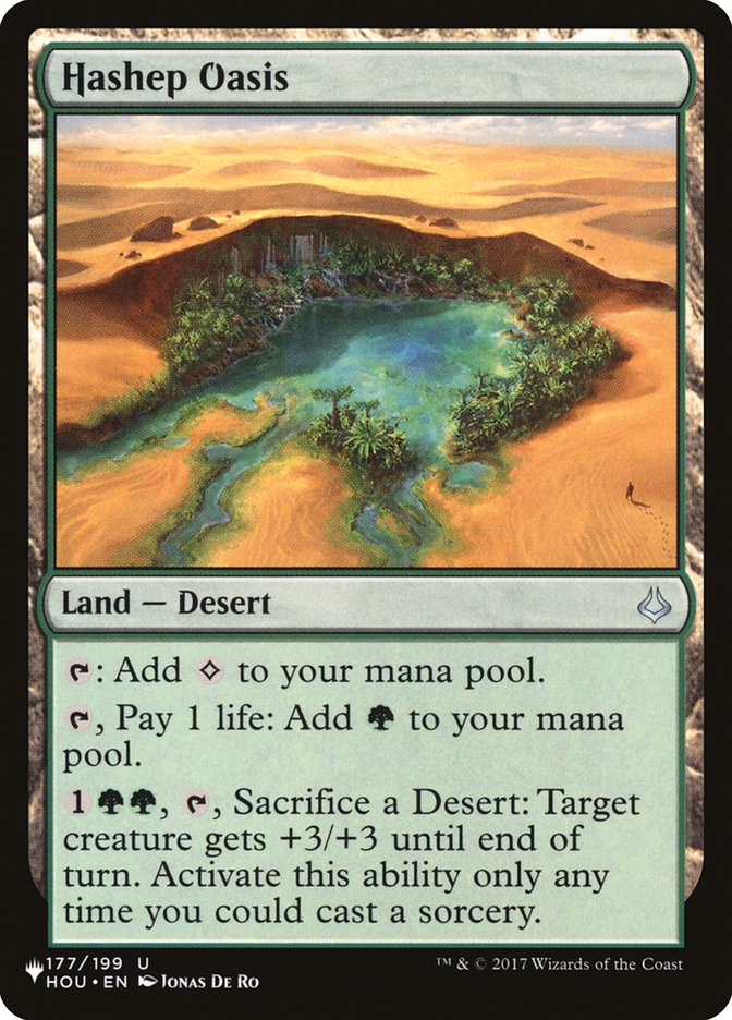 Hashep Oasis [The List] | Boutique FDB TCG