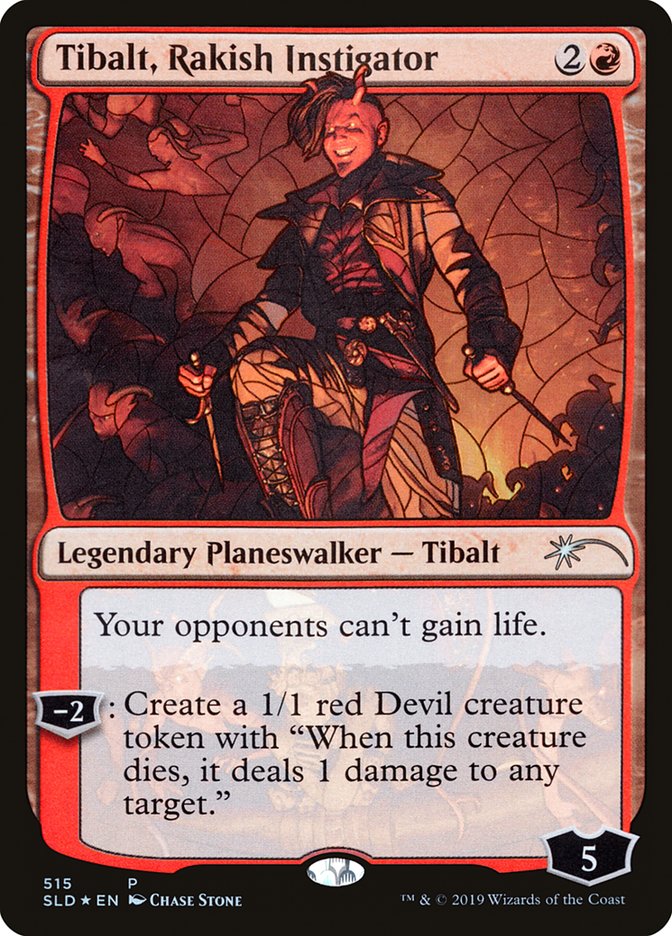 Tibalt, Rakish Instigator (Stained Glass) [Secret Lair Drop Promos] | Boutique FDB TCG