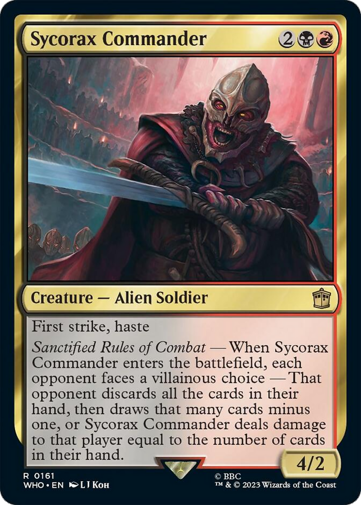 Sycorax Commander [Doctor Who] | Boutique FDB TCG