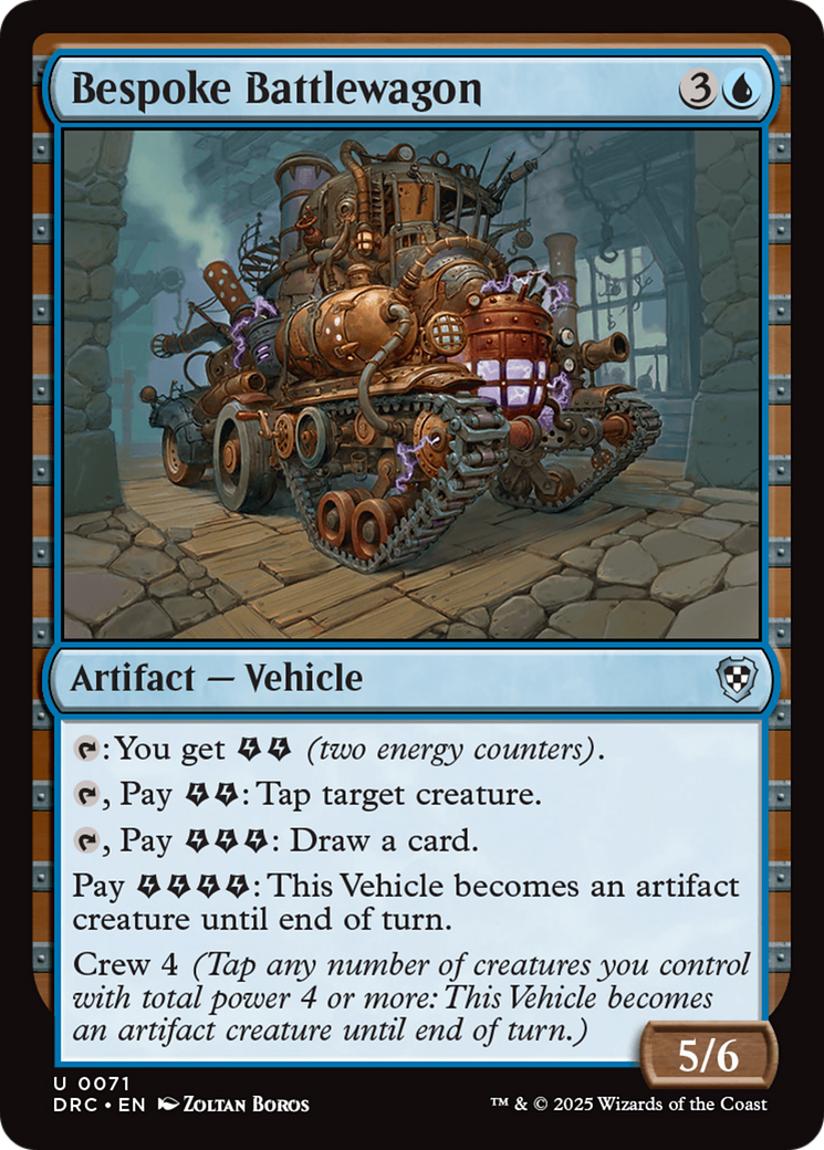 Bespoke Battlewagon [Aetherdrift Commander] | Boutique FDB TCG