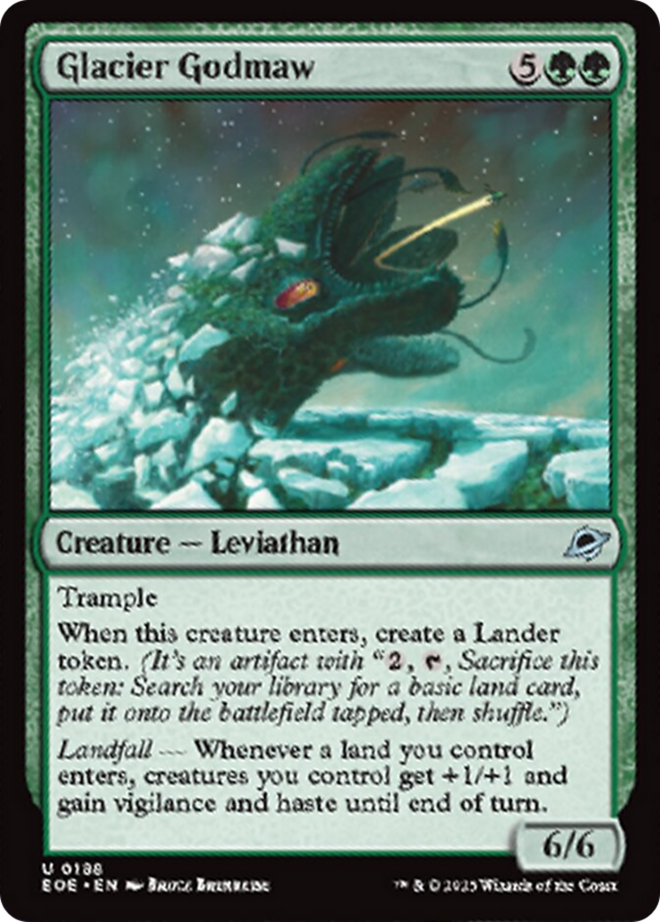 Glacier Godmaw [Edge of Eternities] | Boutique FDB TCG